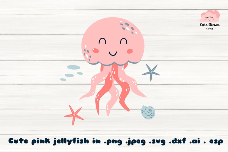 Free Free 107 Cute Jellyfish Svg SVG PNG EPS DXF File