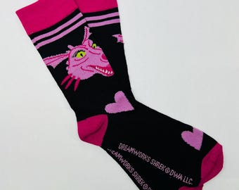 Shrek: Pink Dragron Novelty Socks