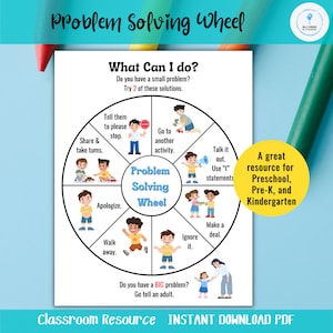 問題解決の輪、教室運営、社会情動的学習（PDF）