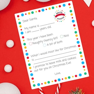 Carta a Papá Noel, Carta de Papá Noel, Carta para niños a Papá Noel, Carta imprimible a Papá Noel, Lista de deseos de Papá Noel, Carta de Papá Noel, Carta a Papá Noel