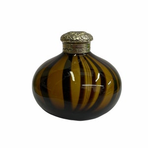 Antik Viktorianisch Silber Duft Parfüm Flasche Selten