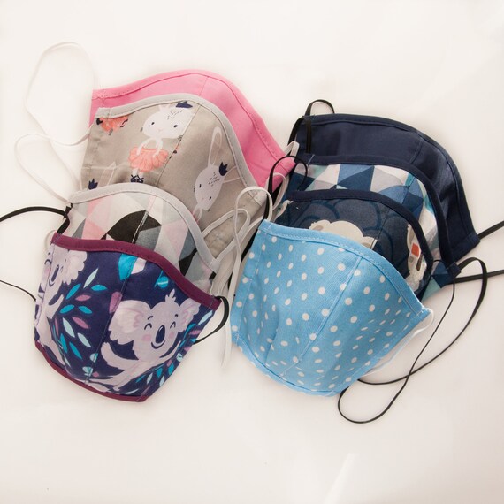 Toddler Face Mask Funny Pattern Face Mask for Kids School Etsy