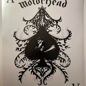 LEMMY "The Only Card I Need" Edição principal metálica perolada 17x22