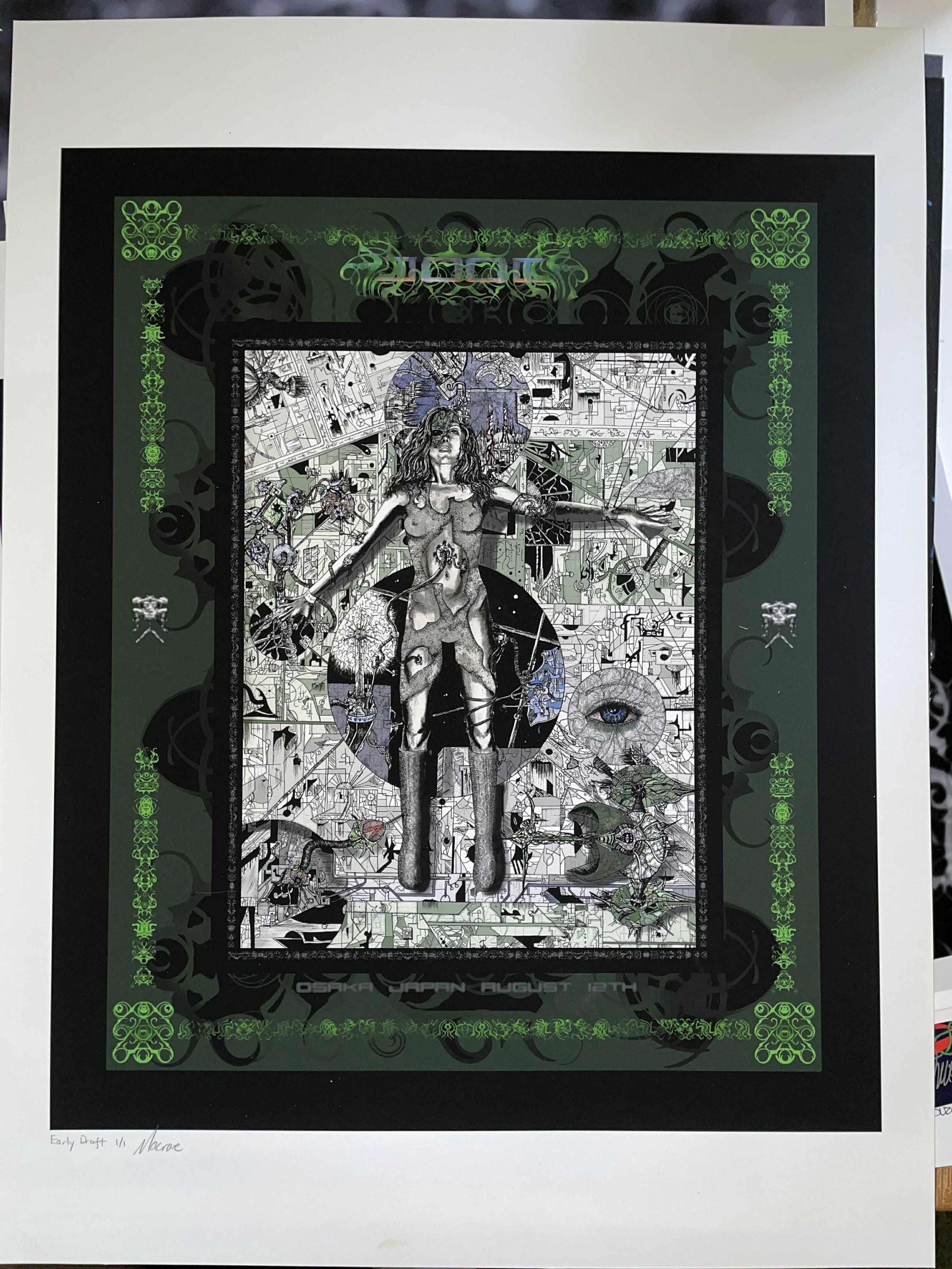TOOL Osaka Japan 2006 Show Edition EARLY VERSION 1/1 Test Print - Etsy