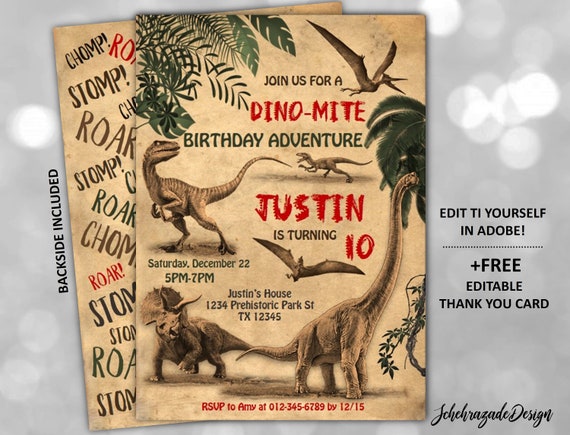 Dino-mite Dinosaur Party Games Printable for Young Kids