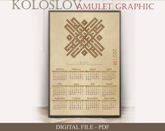 Norse Calendar Etsy 2021 norse calendar