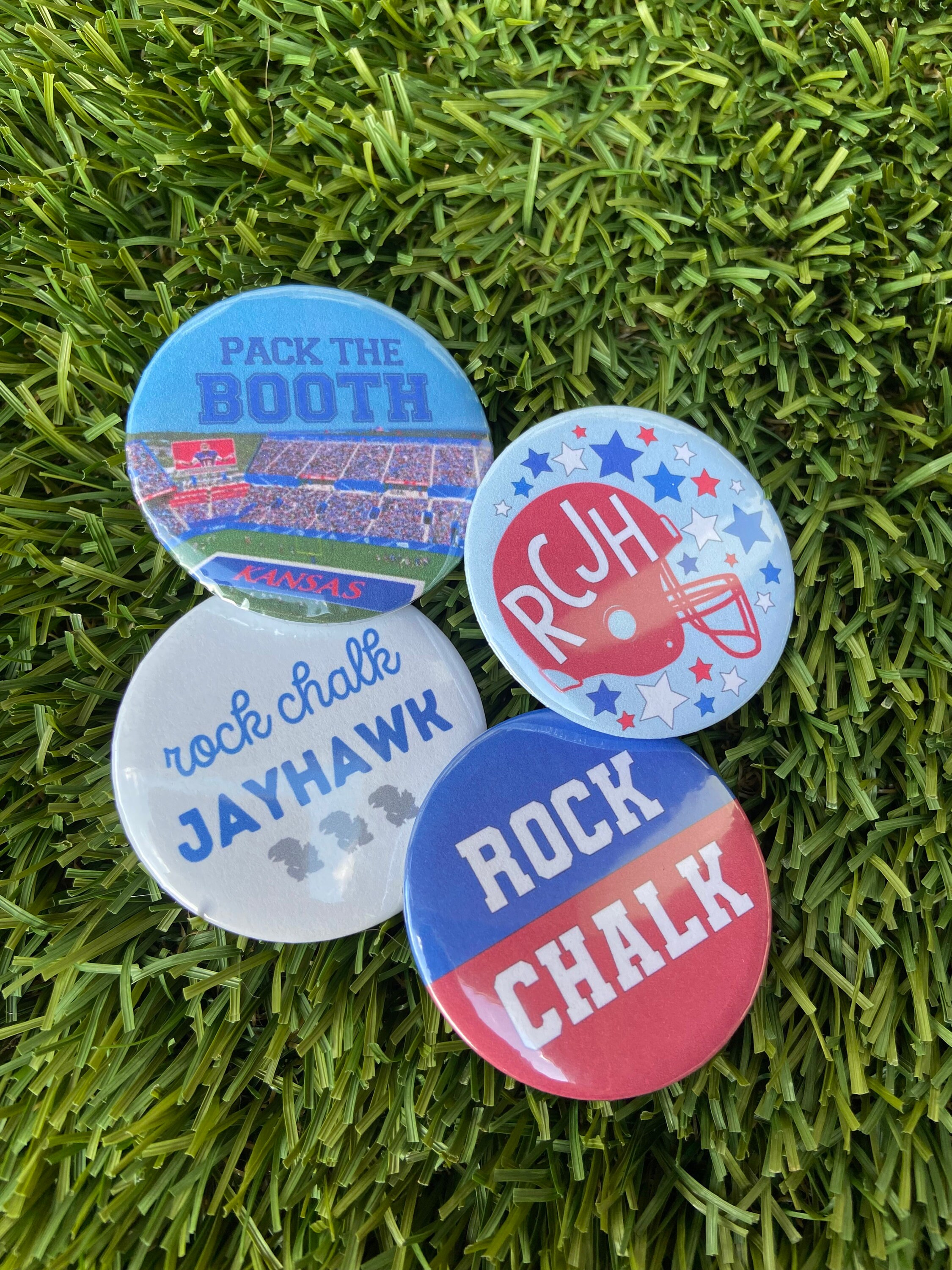 CUSTOM BUTTONS Any Quantity Gameday Pins, Game Day Buttons, Grad Gifts
