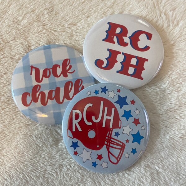 3 Pack- Kansas Game Day Buttons