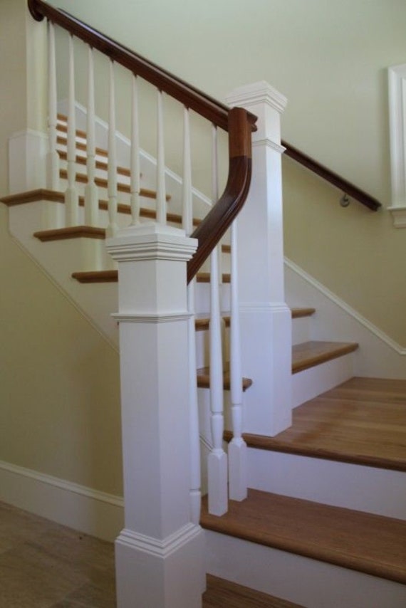 Cache-chaussure D'escalier En Chêne Rouge, Pour Balustre Métal Carré 1-1/2 Po, Neuf