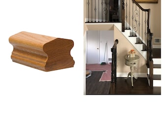 Hardwood Handrail Traditional style 6910 handrail White Oak American Made Hardwood Handrail