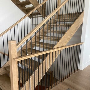 Handrail Modern Style Hardwood 6084 Contemporary Style Maple/hickory ...