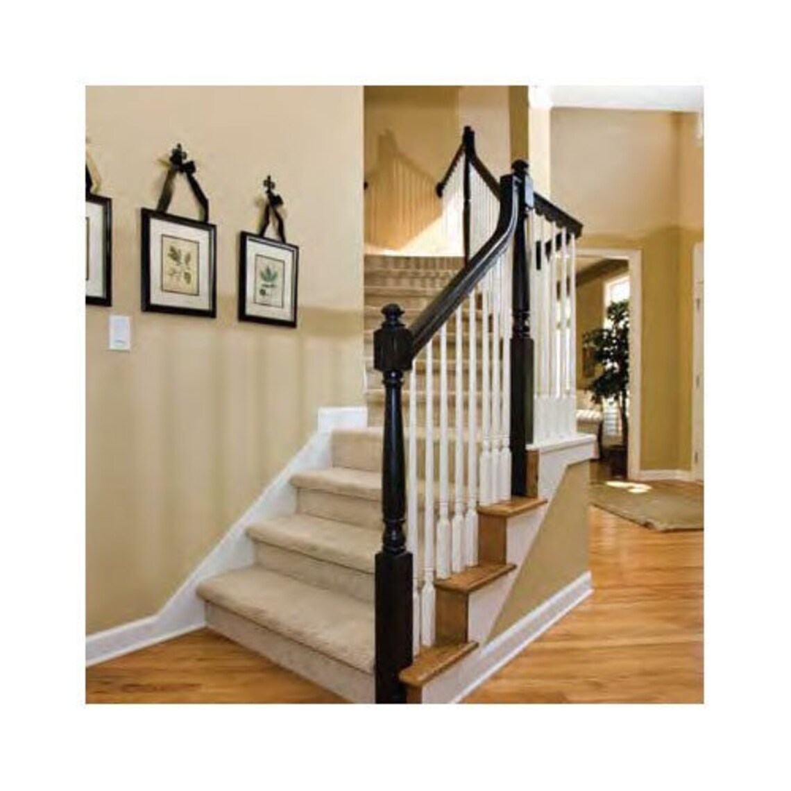 Stair Baluster Tapered Colonial Baluster 5015 Red Oak/poplar Etsy