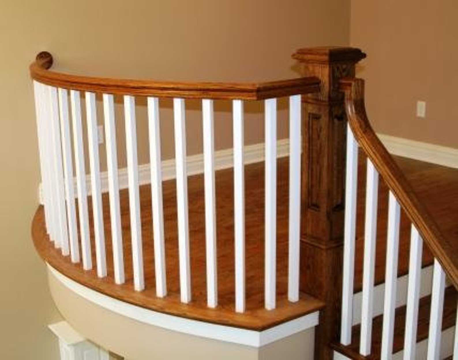 Square Wooden Baluster 1 3/4 Pack of 10 5360 Red Oak Etsy