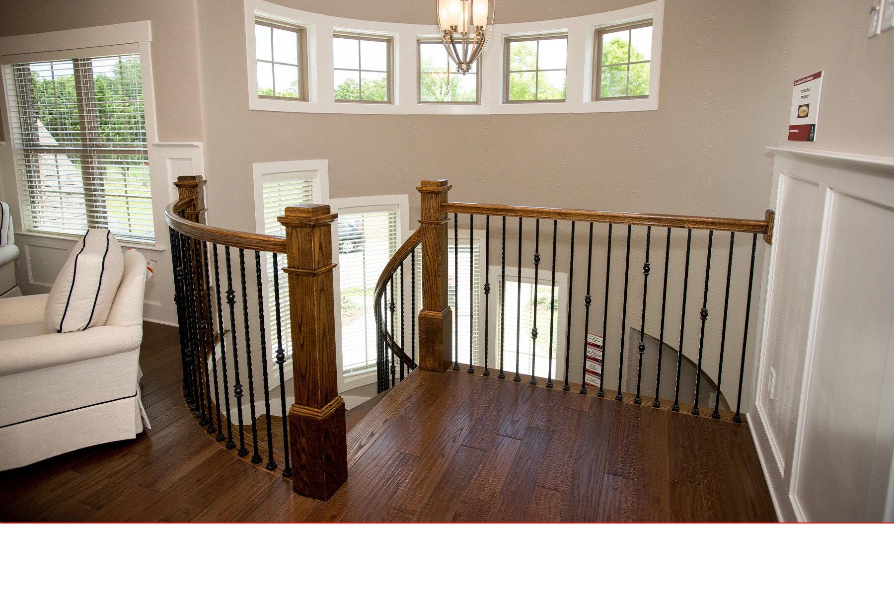Modern Style White Oak Red + Poplar Box Newel Post: Farmhouse Stair ...