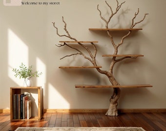 Personalization Decorative Wall-mounted Floating Bookshelf .