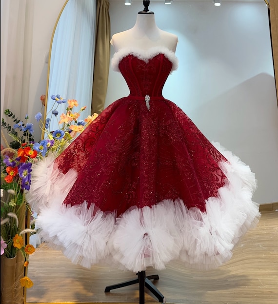 white christmas dresses Oh Deer Girls Christmas Tutu Outfit | Mackenzie Madison main image 1