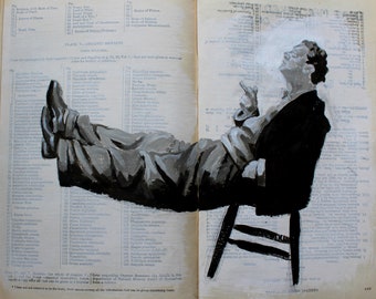 Dylan Thomas Reclining