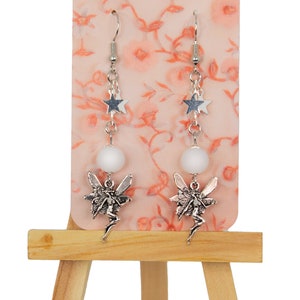 Fairy Moon and Stars Earrings - Beautifully Unique - High Quality Handcrafted Design