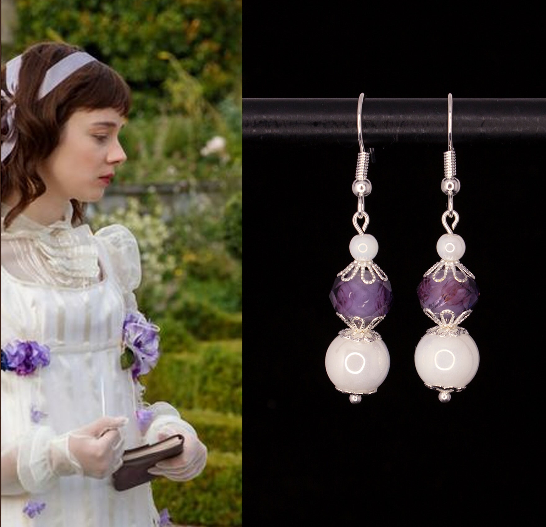 BRIDGERTON INSPIRED EARRINGS Handmade High Quality Earrings Etsy