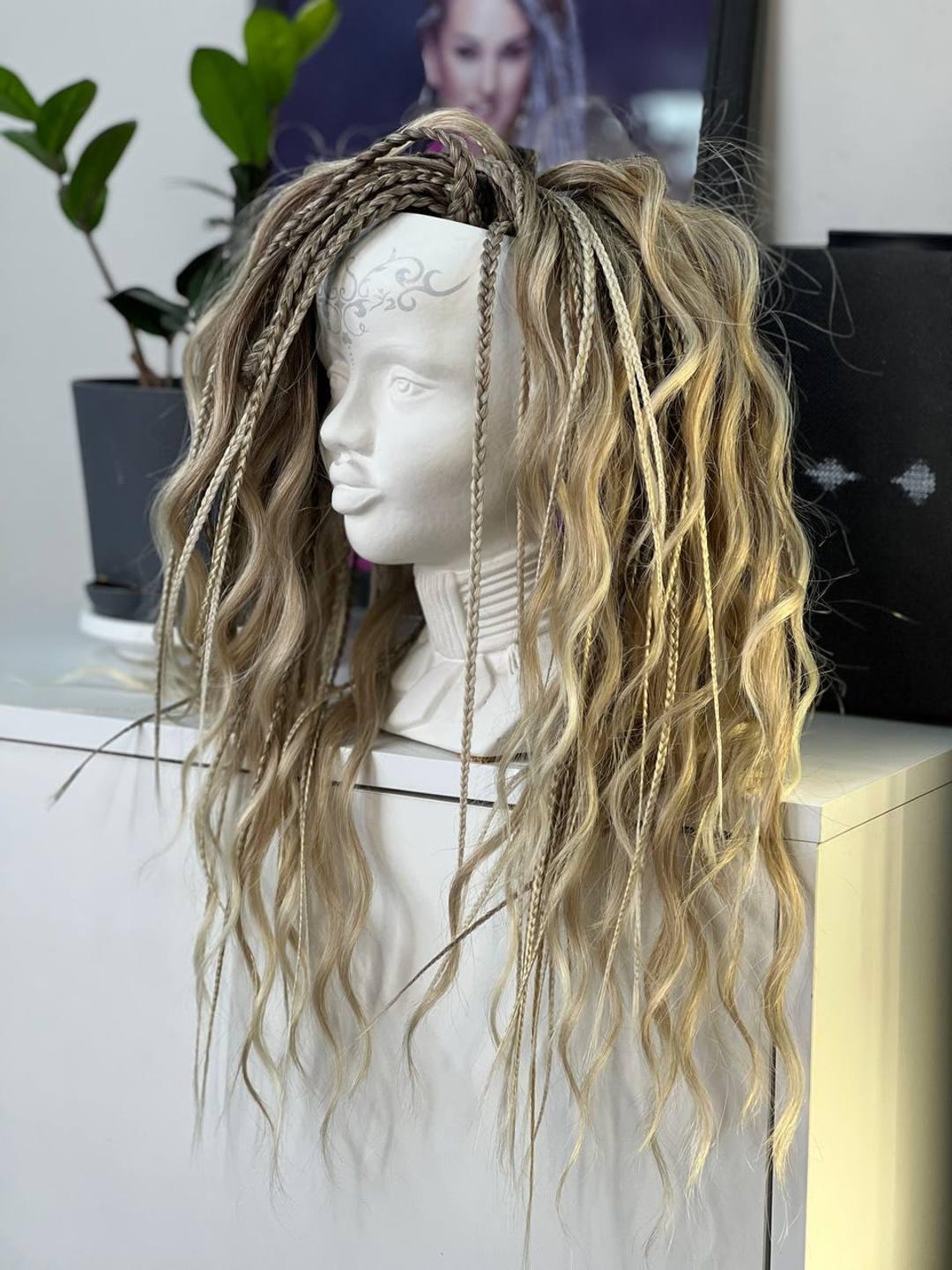 Url Mix Set Handmade Braid & Curl Mix (22–24 Inches - Etsy