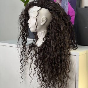 3D Curly Synthetic Hair Extensions - 60 cm (24 inches)