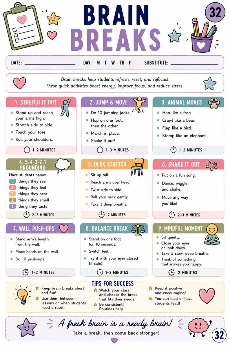 Ultimate Substitute Teacher Planner & Survival Guide image 12