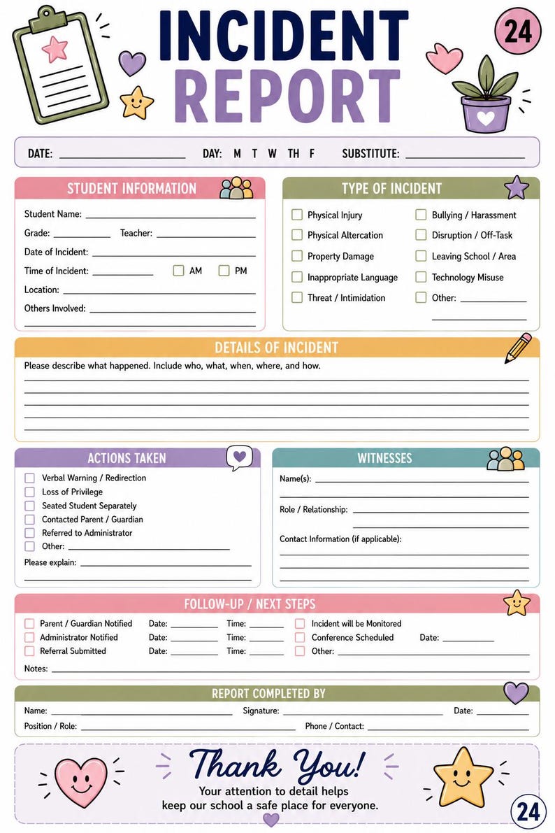 Ultimate Substitute Teacher Planner & Survival Guide image 6