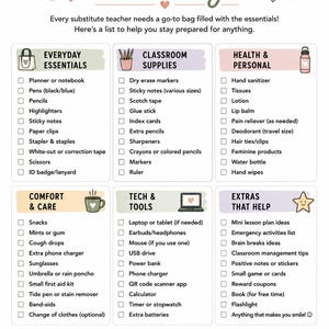 Ultimate Substitute Teacher Planner & Survival Guide image 5