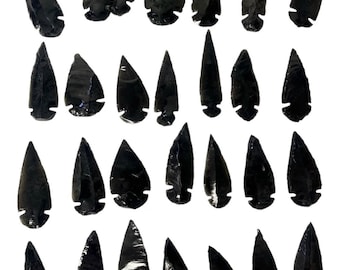 BLACK OBSIDIAN ARROWHEAD