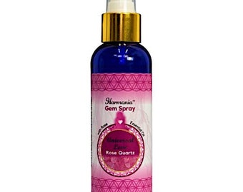 Universal Love Rose Quartz Gemstone Spray