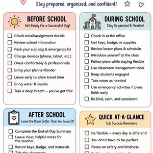 Ultimate Substitute Teacher Planner & Survival Guide image 4