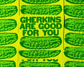 Gherkin Sticker
