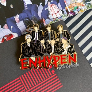 Enhypen Border Carnival Enamel Pin // In-Stock