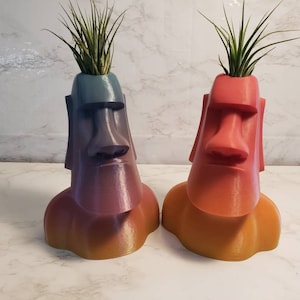 Jardinera Moai de la Isla de Pascua