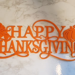 Happy Thanksgiving Sign