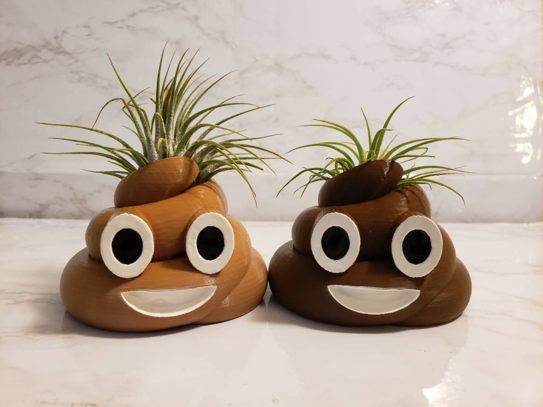 Poop Emoji Planter Etsy