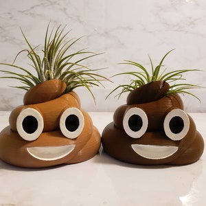 Poop Emoji Planter