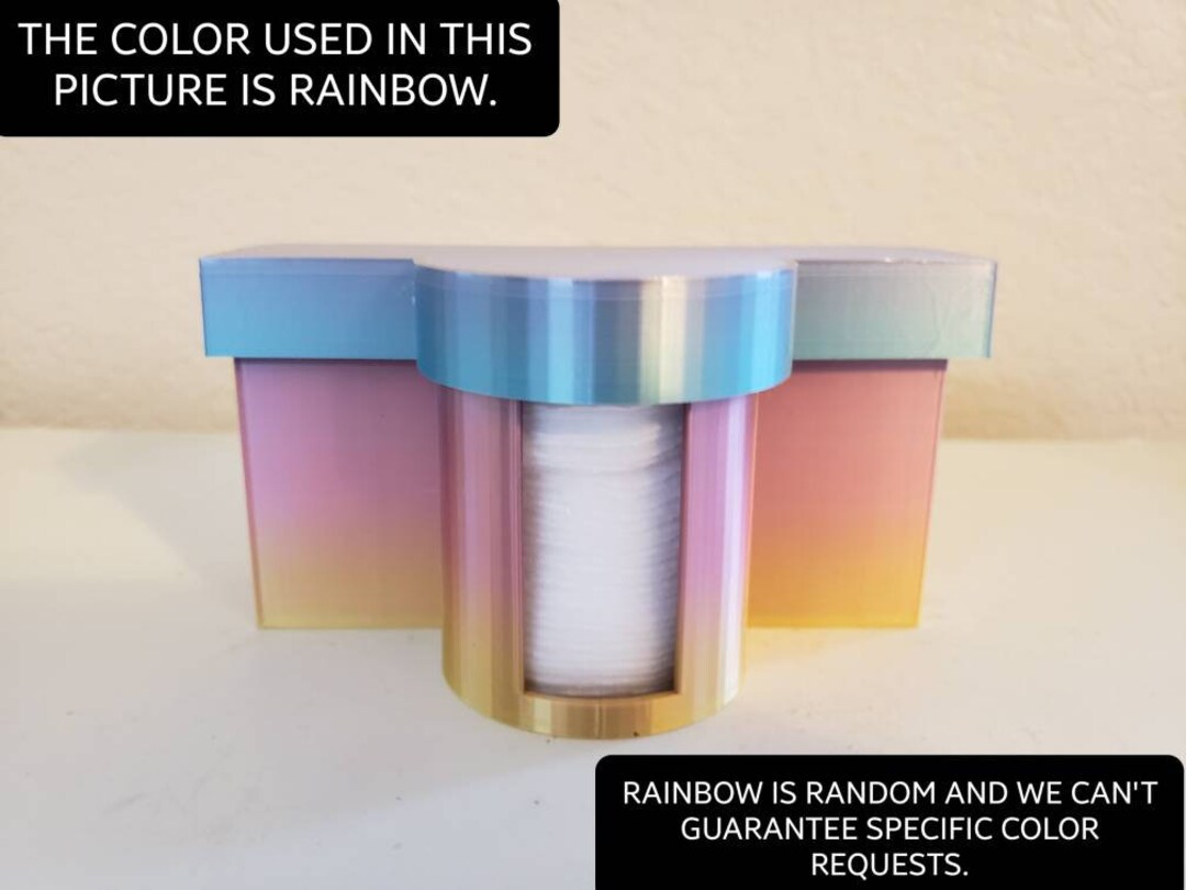 Cotton Swab and Cotton Round Holder Etsy