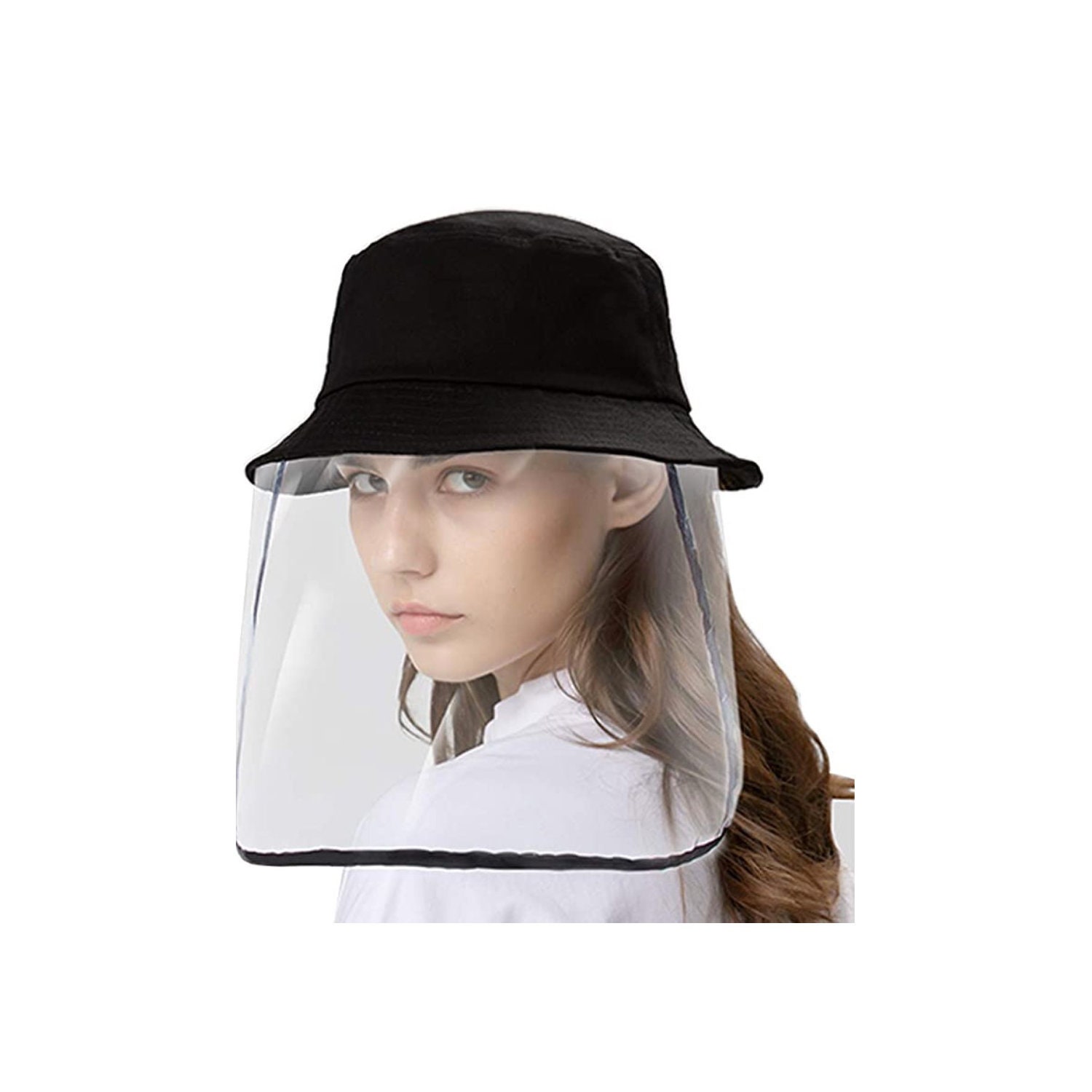Small Bucket Hat With Clear View Face Shield | lupon.gov.ph