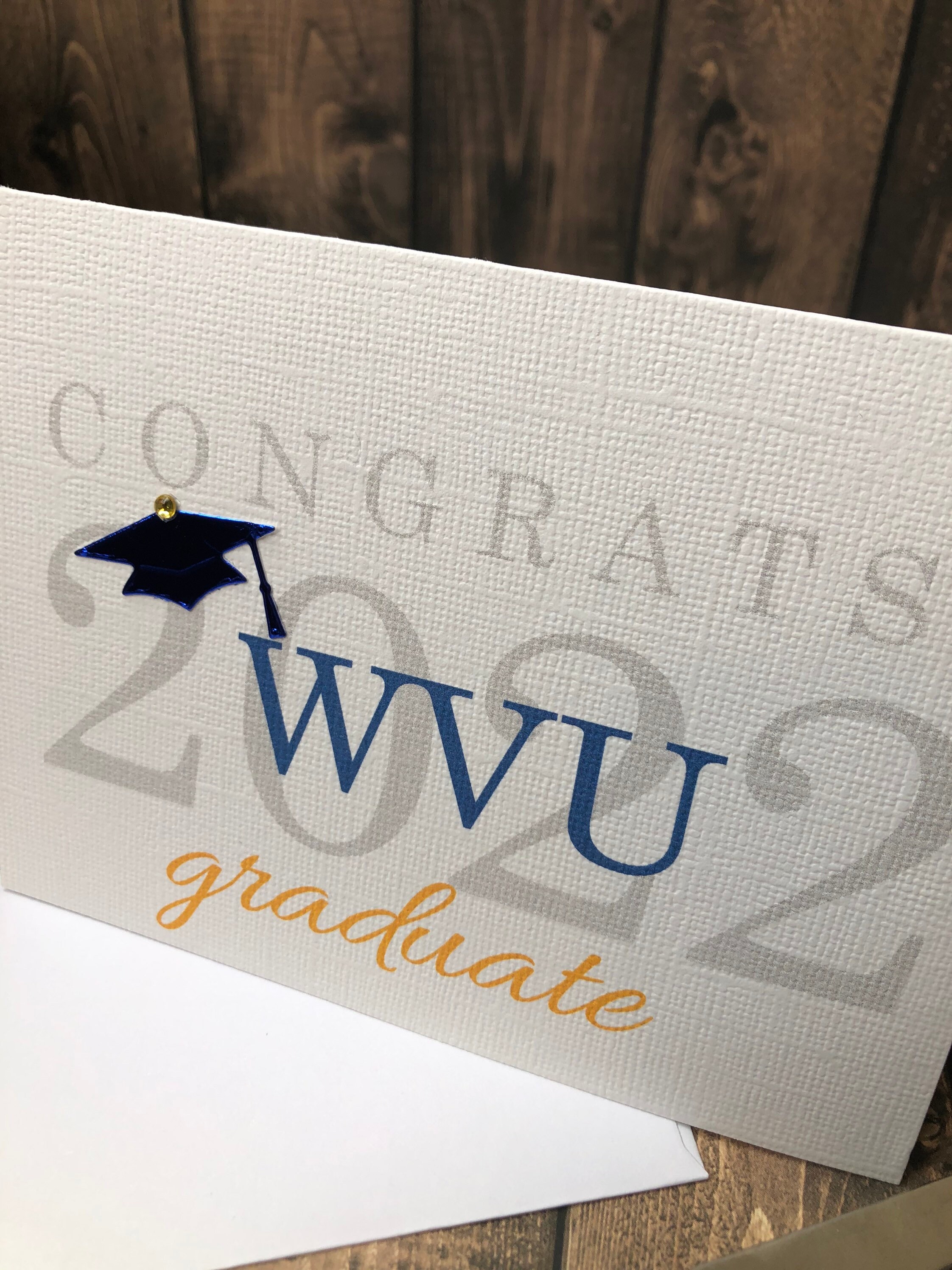 West Virginia University Graduation Card 2022 Graduation Etsy