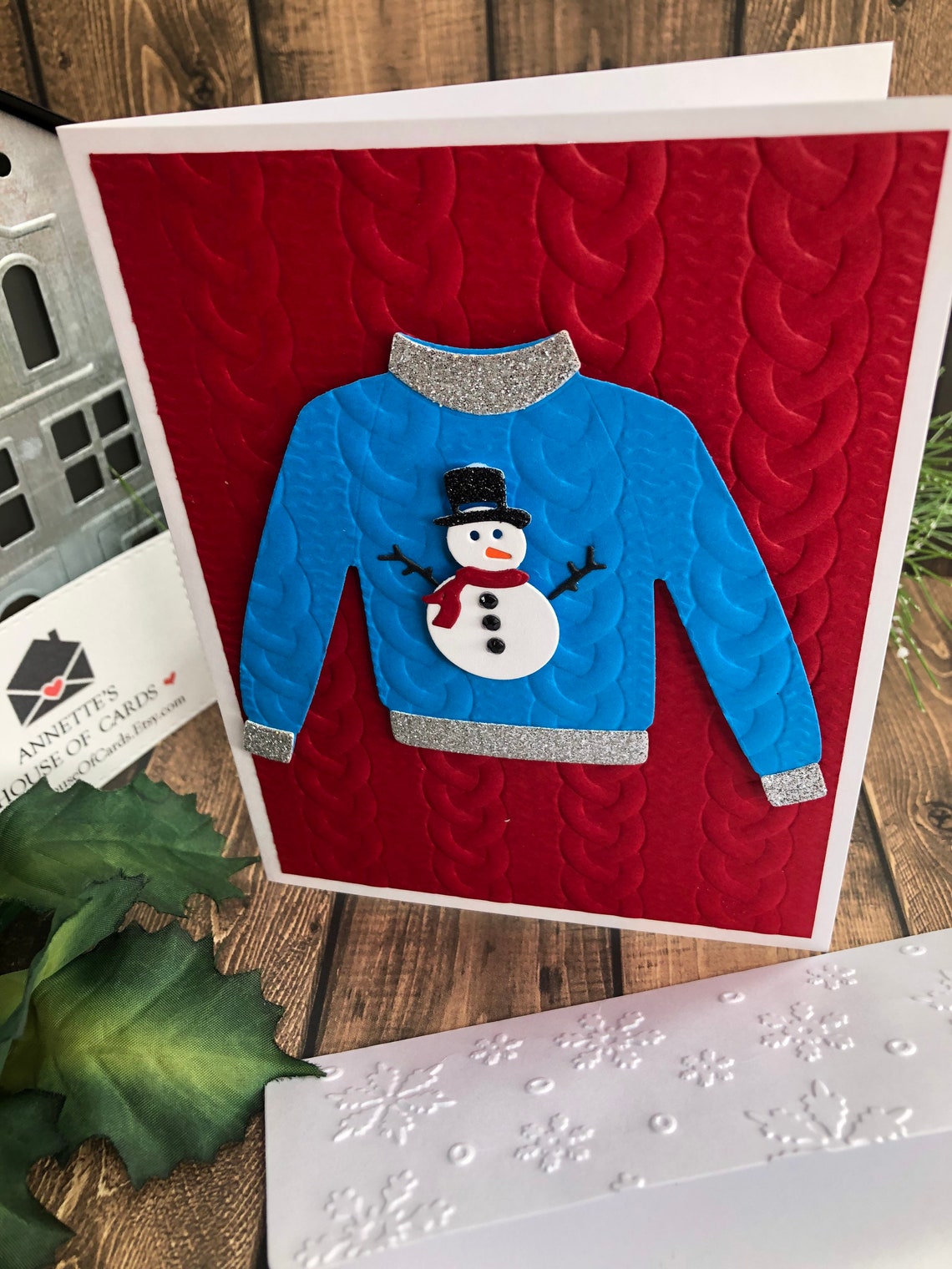 Ugly Christmas Sweater Card 