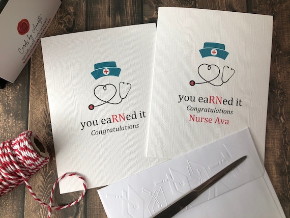 2023 Nurse Graduation Card RN card RN Graduation Graduation 