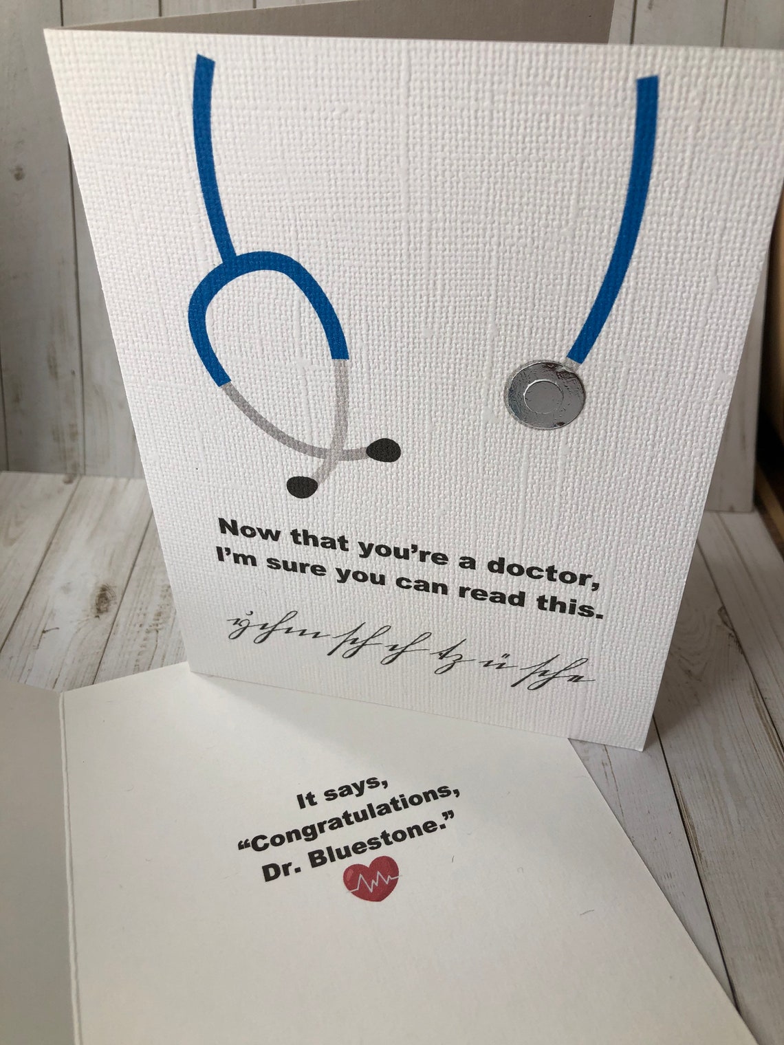 2021 Doctor graduation card Med school graduation Etsy