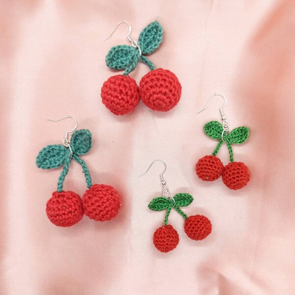 Cherry Earrings Etsy