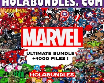 Plus de 4 000 fichiers en couches Mega Bundle, Avangers, IronMan, Thor, Deadpool, Captain America, Spider Man, super-héros PNG Fichiers SVG Cricut Silhouette