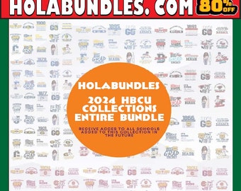 HBCU SVG Collections Mega Bundle, for hbcu tshirts, hbcu gifts, hbcu designs, hbcu svg, png