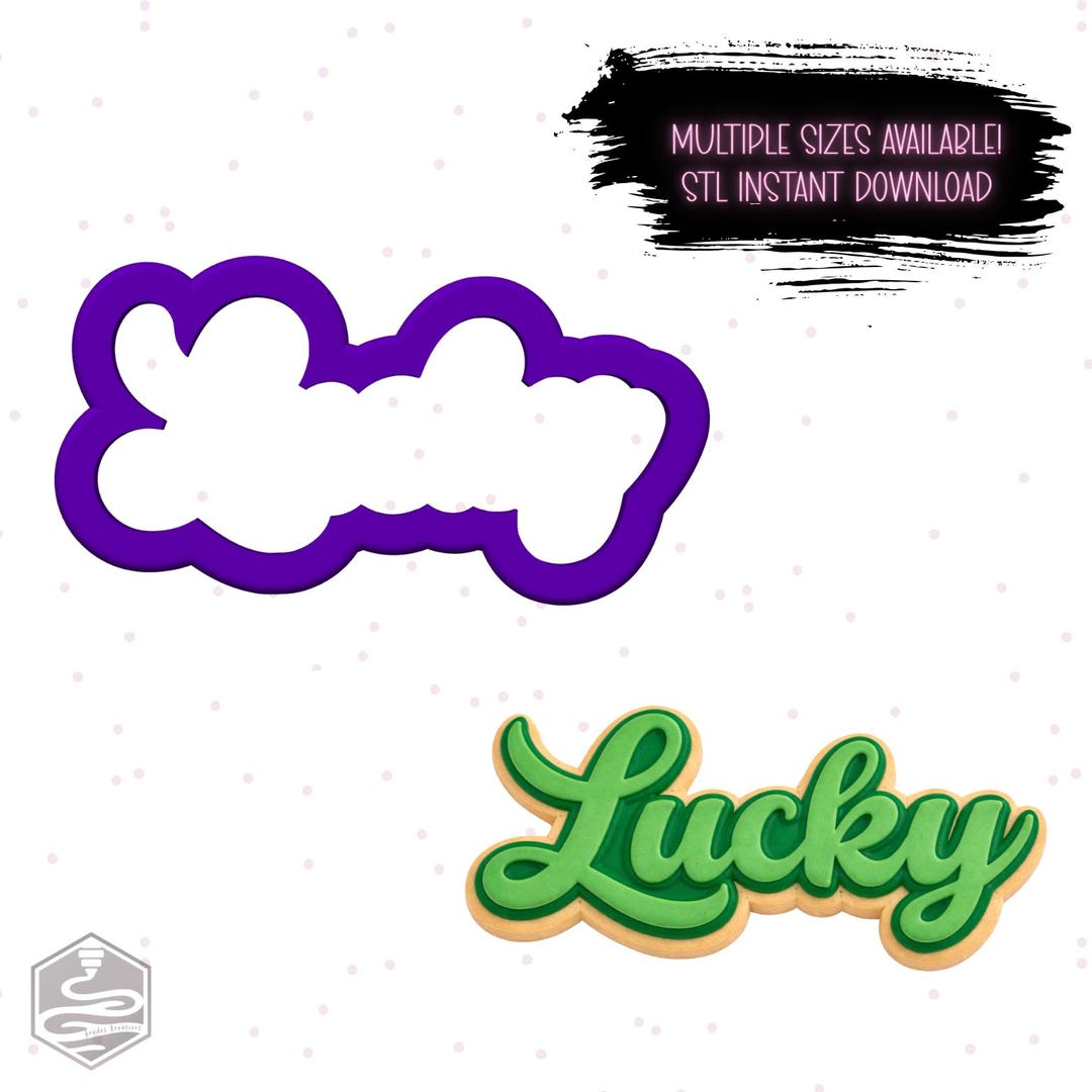 Lucky Cookie Cutter STL – 3D Printer File (digital Download) - Etsy