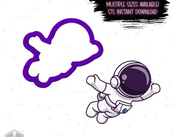 Astronaut Cookie Cutter STL Digital Download - STL Instant Download for 3D Printing