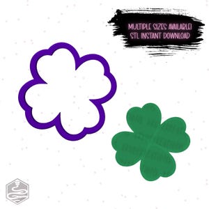 Four Leaf Clover Cookie Cutter STL Digital Download - STL Instant Download for 3D Printing