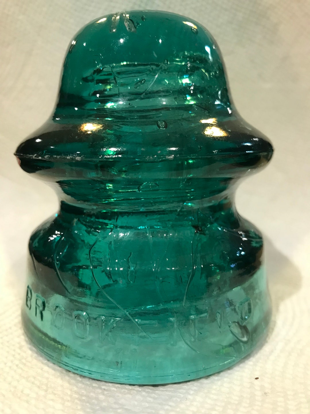 CD 164 Brookfield Glass Insulator. Etsy